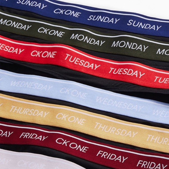 New Calvin Klein 7 Pack Days Of The Week Thongs size small⭐️⭐️⭐️⭐️ - Picture 10 of 16